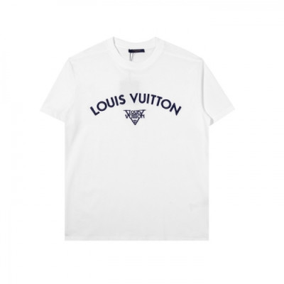 [루이비통]Louis vuitton 2021 Mm/Wm Logo Short Sleeved Tshirts - 루이비통 2021 남/녀 로고 반팔티 Lou02590x.Size(s - xl).화이트