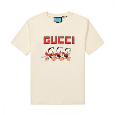 [매장판]Gucci 2021 Mm/Wm Logo Short Sleeved Tshirts - 구찌 2021 남/녀 로고 반팔티 Guc03421x.Size(xs - l).아이보리