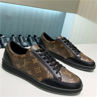 Louis Viutton 2021 Men's Leather Sneakers - 루이비통 2021 남성용 레더 스니커즈,Size(240-270),LOUS1793,브라운