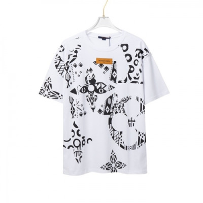 [루이비통]Louis vuitton 2021 Mm/Wm Logo Short Sleeved Tshirts - 루이비통 2021 남/녀 로고 반팔티 Lou02599x.Size(xs - l).화이트