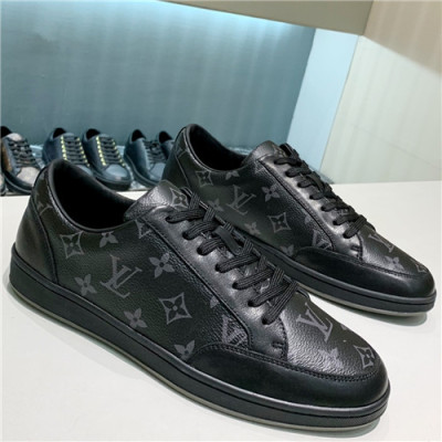 Louis Viutton 2021 Men's Leather Sneakers - 루이비통 2021 남성용 레더 스니커즈,Size(240-270),LOUS1794,블랙