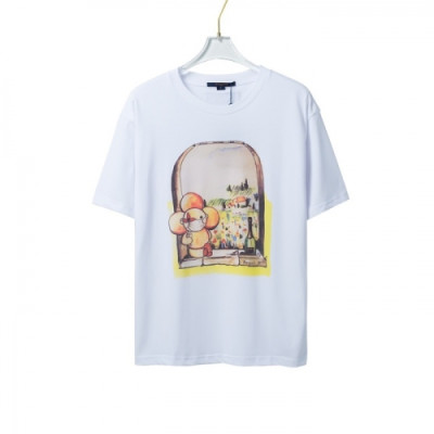 [루이비통]Louis vuitton 2021 Mm/Wm Logo Short Sleeved Tshirts - 루이비통 2021 남/녀 로고 반팔티 Lou02601x.Size(xs - l).화이트