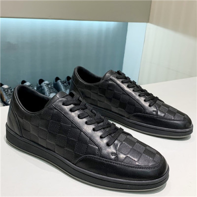 Louis Viutton 2021 Men's Leather Sneakers - 루이비통 2021 남성용 레더 스니커즈,Size(240-270),LOUS1796,블랙