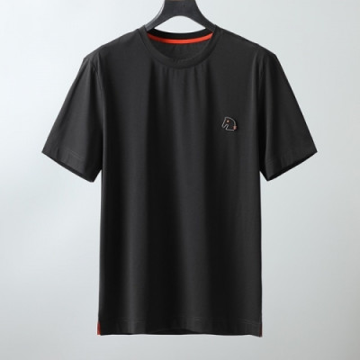 [에르메스]Hermes 2021 Mens Crew-neck Short Sleeved Tshirts - 에르메스 2021 남성 크루넥 반팔티 Her0577x.Size(m - 3xl).블랙