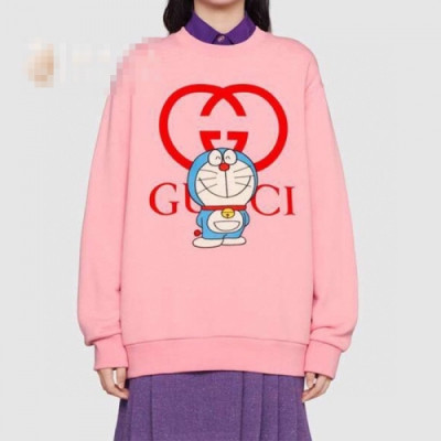 [구찌]Gucci 2021 Womens Logo Crew-neck Cotton Tshirts - 구찌 2021 여성 로고 코튼 크루넥 코튼 긴팔티 Guc03431x.Size(s - l).핑크