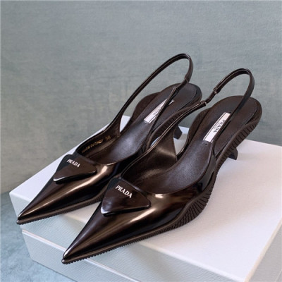 Prada 2021 Women's Leather Sandal - 프라다 2021 여서용 레더 샌들,Size(225-250),PRAS0706,블랙