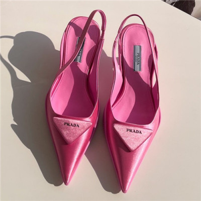 Prada 2021 Women's Naylon Sandal - 프라다 2021 여성용 나일론 샌들,Size(225-250),PRAS0711,핑크