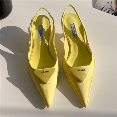 Prada 2021 Women's Naylon Sandal - 프라다 2021 여성용 나일론 샌들,Size(225-250),PRAS0714,옐로우