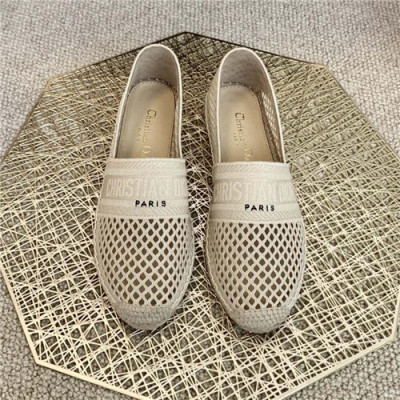 Dior 2021 Women's  Embroidery Loafer - 디올 2021 여성용 임브로이더리 로퍼,Size(225-250),DIOS0318,베이지