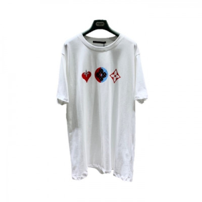 [루이비통]Louis vuitton 2021 Mm/Wm Logo Short Sleeved Tshirts - 루이비통 2021 남/녀 로고 반팔티 Lou02606x.Size(s - xl).화이트