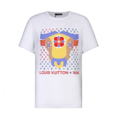 [루이비통]Louis vuitton 2021 Mm/Wm Logo Short Sleeved Tshirts - 루이비통 2021 남/녀 로고 반팔티 Lou02610x.Size(s - xl).화이트