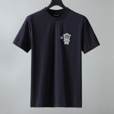 [알마니]Armani 2021 Mens Logo Short Sleeved Tshirts - 알마니 2021 남성 로고 반팔티 Arm0870x.Size(m - 2xl).네이비