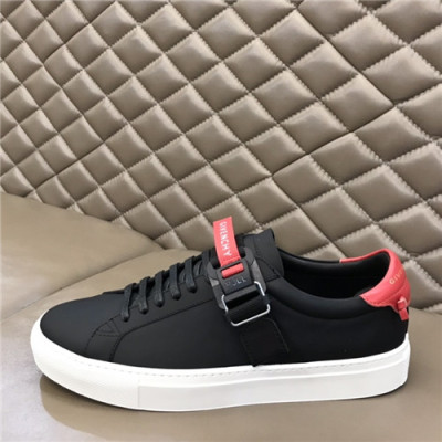 Givenchy 2021 Men's Leather Sneakers - 지방시 2021 남성용 레더 스니커즈,Size(240-270),GIVS0143,블랙