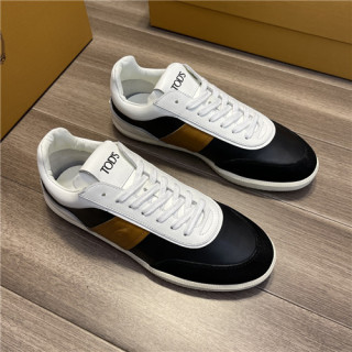 Tod's 2021 Men's Leather Sneakers - 토즈 2021 남성용 레더 스니커즈,Size(240-270),TODS0194,블랙