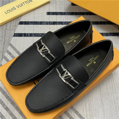 Louis Vuitton 2021 Men's Leather Loafer - 루이비통 2021 남성용 레더 로퍼,Size(240-270),LOUS1816,블랙