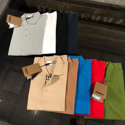 [버버리]Burberry 2023 Mens Logo Cotton Short Tshirts - 버버리 2023  로고 코튼 반팔티 Bur03691x.Size(s - xl).7가지 색상