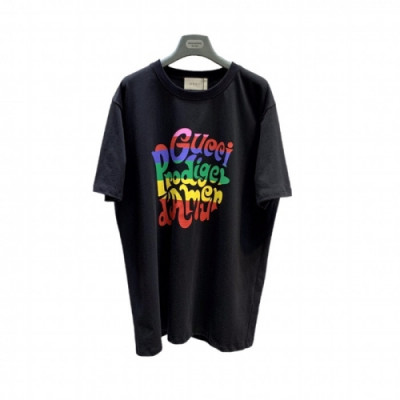 [매장판]Gucci 2021 Mm/Wm Logo Short Sleeved Tshirts - 구찌 2021 남/녀 로고 반팔티 Guc03452x.Size(xs - l).블랙