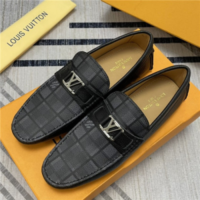 Louis Vuitton 2021 Men's Leather Loafer - 루이비통 2021 남성용 레더 로퍼,Size(240-270),LOUS1825,블랙
