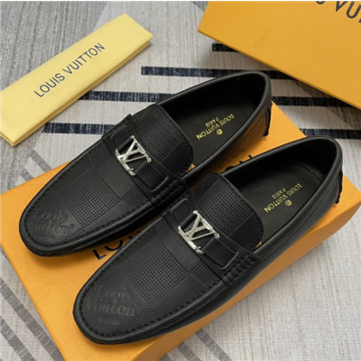 Louis Vuitton 2021 Men's Leather Loafer - 루이비통 2021 남성용 레더 로퍼,Size(240-270),LOUS1826,블랙
