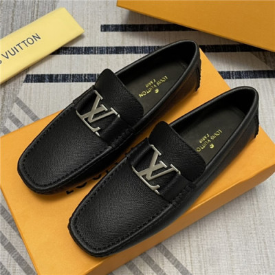 Louis Vuitton 2021 Men's Leather Loafer - 루이비통 2021 남성용 레더 로퍼,Size(240-270),LOUS1828,블랙