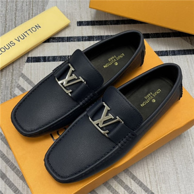 Louis Vuitton 2021 Men's Leather Loafer - 루이비통 2021 남성용 레더 로퍼,Size(240-270),LOUS1829,네이비