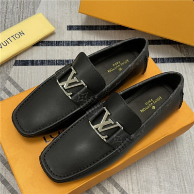 Louis Vuitton 2021 Men's Leather Loafer - 루이비통 2021 남성용 레더 로퍼,Size(240-270),LOUS1832,블랙