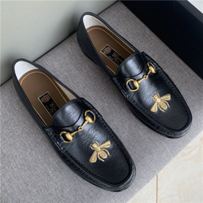 Gucci 2021 Men's Leather Loafer - 구찌 2021 남성용 레더 로퍼,Size(240-270),GUCS1400,블랙