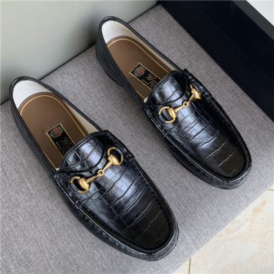 Gucci 2021 Men's Leather Loafer - 구찌 2021 남성용 레더 로퍼,Size(240-270),GUCS1401,블랙
