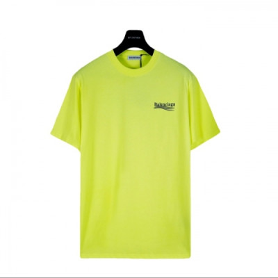 [발렌시아가]Balenciaga 2021 Mm/Wm Logo Cotton Short Sleeved Tshirts - 발렌시아가 2021 남/녀 로고 코튼 반팔티 Bal0952x.Size(xs - m).그린