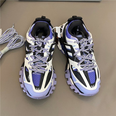 Balenciaga 2021 Women's Leather Sneakers - 발렌시아가 2021 여성용 레더 스니커즈,Size(225-250),BALS0223,퍼플
