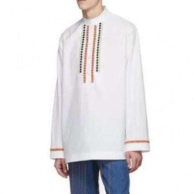 [발렌티노]Valentino 2020 Mens Logo Casual Cotton Shirts - 발렌티노 2020 남성 로고 캐쥬얼 코튼 셔츠 Val0460x.Size(m - 3xl).화이트