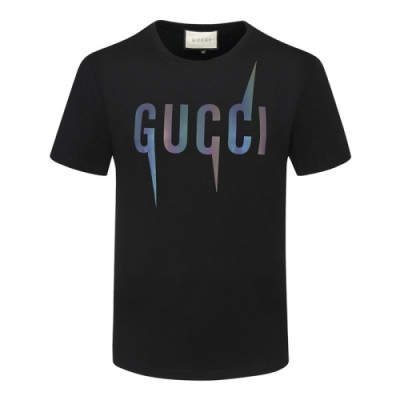 [매장판]Gucci 2021 Mm/Wm Logo Short Sleeved Tshirts - 구찌 2021 남/녀 로고 반팔티 Guc03468x.Size(m - 3xl).블랙
