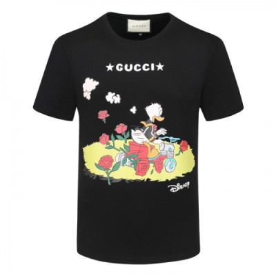 [매장판]Gucci 2021 Mm/Wm Logo Short Sleeved Tshirts - 구찌 2021 남/녀 로고 반팔티 Guc03470x.Size(m - 3xl).블랙