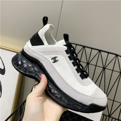 Chanel 2021 Women's Leather Sneakers - 샤넬 2021 여성용 레더 스니커즈,Size?(225-250),CHAS0565,화이트