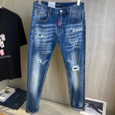 [디스퀘어드]Dsquared2 2024 Mens Casual Denim Jeans - 디스퀘어드2 2024 남성 캐쥬얼 데님 청바지 Dsq0049x.Size(28 - 38).블루