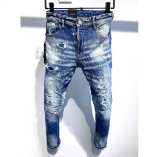 [디스퀘어드]Dsquared2 2021 Mens Casual Denim Jeans - 디스퀘어드2 2021 남성 캐쥬얼 데님 청바지 Dsq0051x.Size(28 - 38).블루