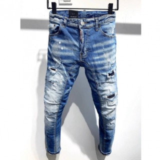 [디스퀘어드]Dsquared2 2021 Mens Casual Denim Jeans - 디스퀘어드2 2021 남성 캐쥬얼 데님 청바지 Dsq0052x.Size(28 - 38).블루