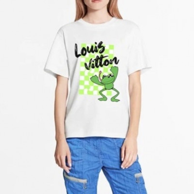 [루이비통]Louis vuitton 2021 Mm/Wm Logo Short Sleeved Tshirts - 루이비통 2021 남/녀 로고 반팔티 Lou02643x.Size(s - l).화이트