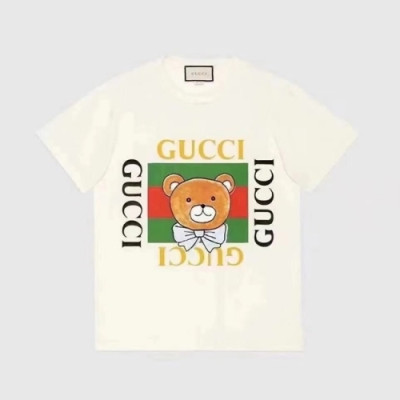 [매장판]Gucci 2021 Mm/Wm Logo Short Sleeved Tshirts - 구찌 2021 남/녀 로고 반팔티 Guc03484x.Size(s - l).아이보리