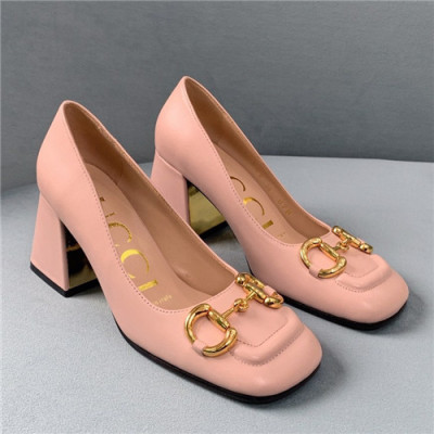 Gucci 2021 Women's Leather High Heel - 구찌 2021 여성용 레더 하이힐,Size(225-250),GUCS1405,핑크
