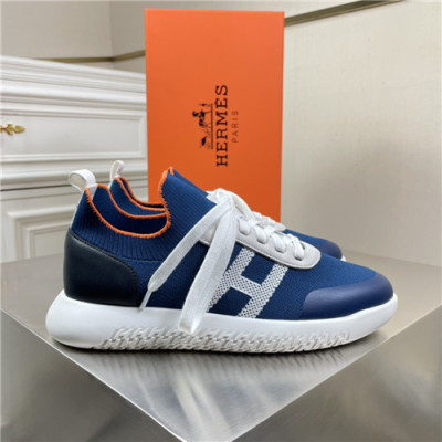 Hermes 2021 Men's Sneakers - 에르메스 2021 남성용 스니커즈,Size(240-270),HERS0393,네이비