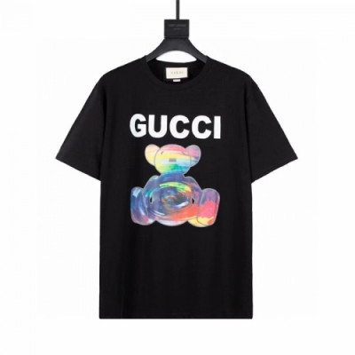 [매장판]Gucci 2021 Mm/Wm Logo Short Sleeved Tshirts - 구찌 2021 남/녀 로고 반팔티 Guc03496x.Size(xs - l).블랙