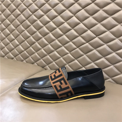 Fendi 2021 Men's Leather Loafer - 펜디 2021 남성용 레더 로퍼,Size(240-270),FENS0371,블랙