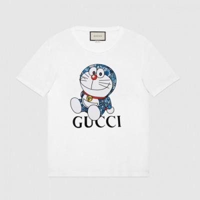[매장판]Gucci 2021 Mm/Wm Logo Short Sleeved Tshirts - 구찌 2021 남/녀 로고 반팔티 Guc03501x.Size(xs  - l).아이보리