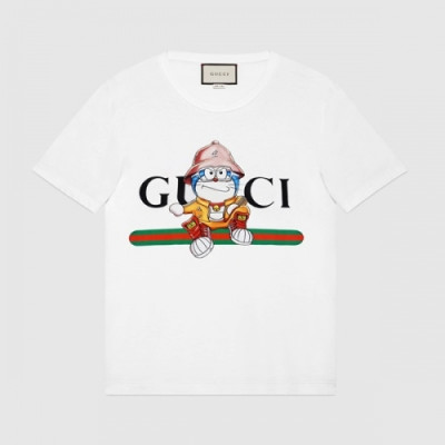 [매장판]Gucci 2021 Mm/Wm Logo Short Sleeved Tshirts - 구찌 2021 남/녀 로고 반팔티 Guc03503x.Size(xs  - l).아이보리