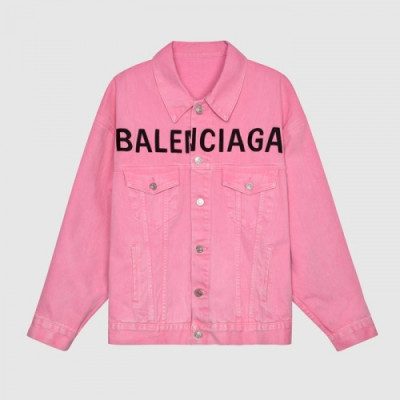 [발렌시아가]Balenciaga 2021 Mm/Wm Logo Casual Jackets - 발렌시아가 2021 남/녀 로고 캐쥬얼 재킷 Bal0972x.Size(s - xl).핑크