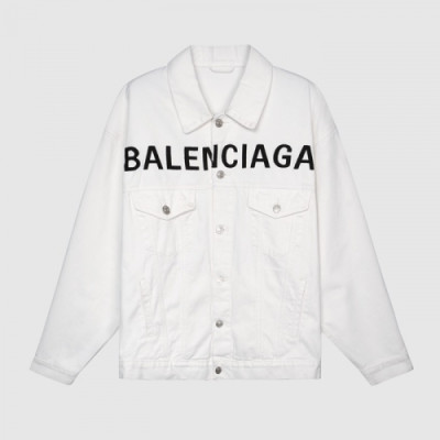 [발렌시아가]Balenciaga 2021 Mm/Wm Logo Casual Jackets - 발렌시아가 2021 남/녀 로고 캐쥬얼 재킷 Bal0973x.Size(s - xl).화이트