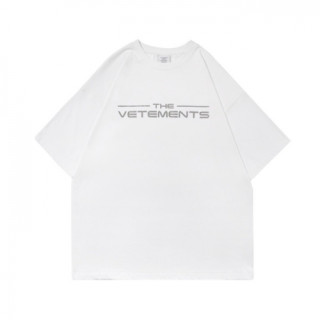 [베트멍]Vetements 2021 Mm/Wm Printing Logo Cotton Short Sleeved Oversize Tshirts - 베트멍 2021 남/녀 프린팅 로고 코튼 오버사이즈 반팔티 Vet0124x.Size(xs - l).화이트