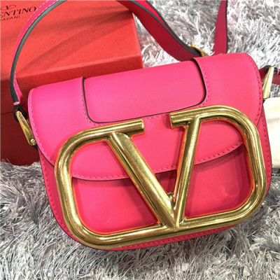 [발렌티노]Valentino 2021 Women's Garavani Supervee Shoulder Bag,18cm - 발렌티노 2021 여성용 가바니 슈퍼비 숄더백,18cm,VTB1036,핑크