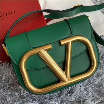 [발렌티노]Valentino 2021 Women's Garavani Supervee Shoulder Bag,18cm - 발렌티노 2021 여성용 가바니 슈퍼비 숄더백,18cm,VTB1042,그린